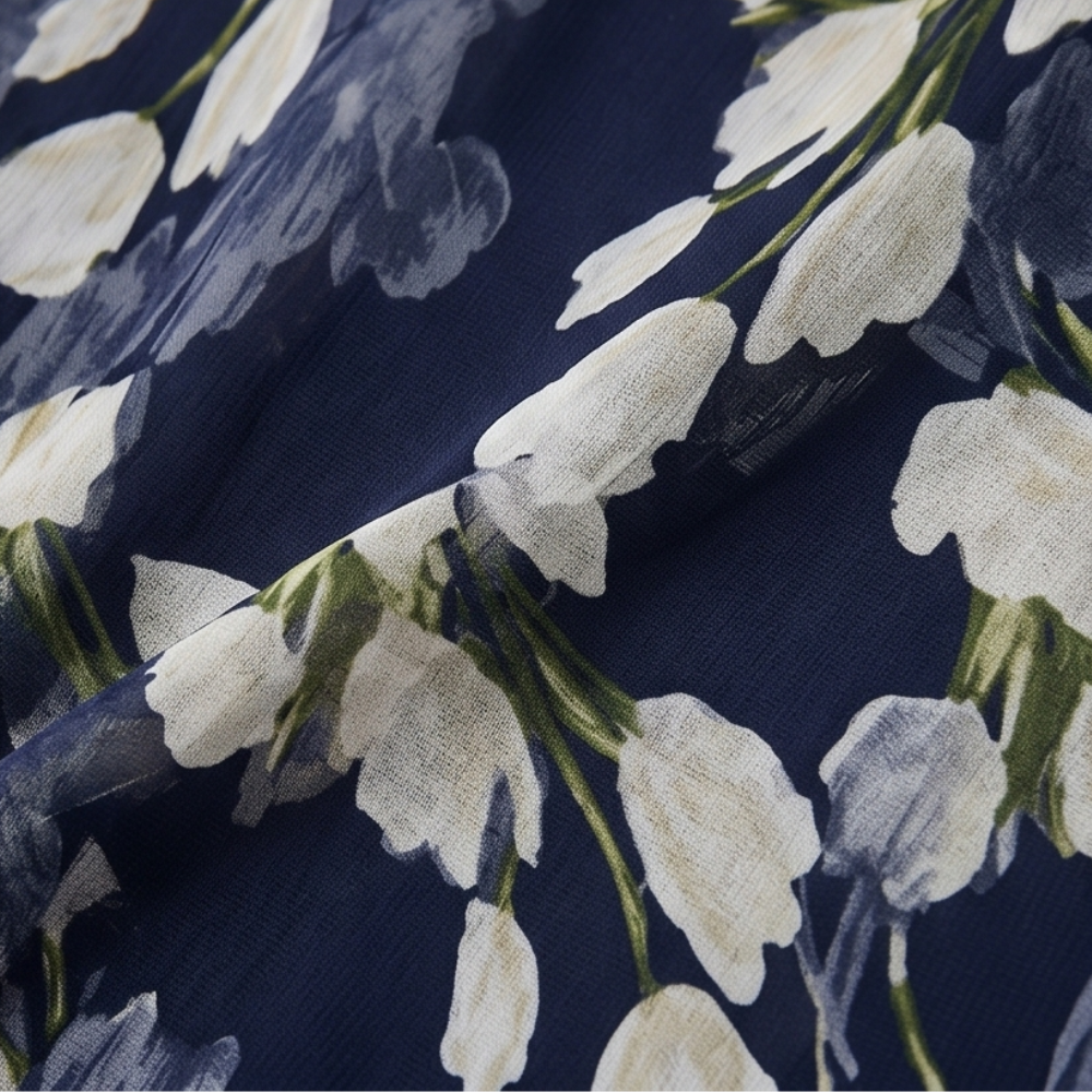 Genevora - Airy Floral Midi Dress