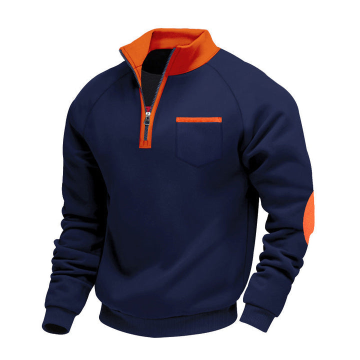 Ivervane - Soft-Touch Half-Zip Jumper